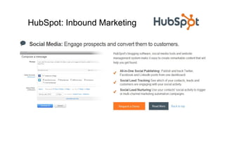 HubSpot: Inbound Marketing
 