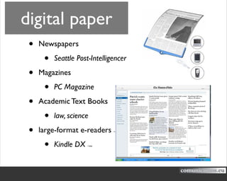 Digital Communications. An integrated view. A presentation from Comunicamos.eu