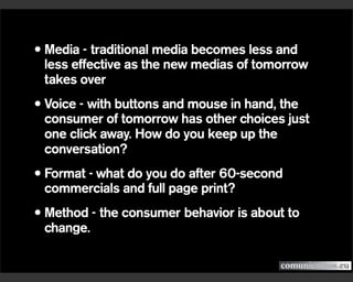 Digital Communications. An integrated view. A presentation from Comunicamos.eu