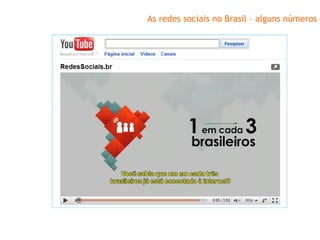 As redes sociais no Brasil – alguns números 