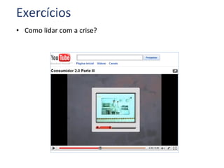 Como lidar com a crise? Exercícios 