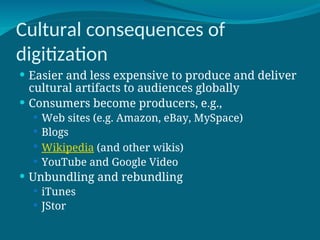 Toward a Political Economy of Digital Culture | PPT
