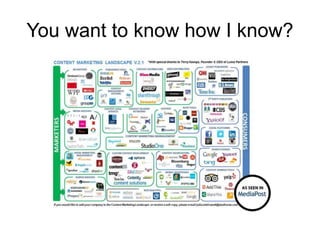 You want to know how I know?
 