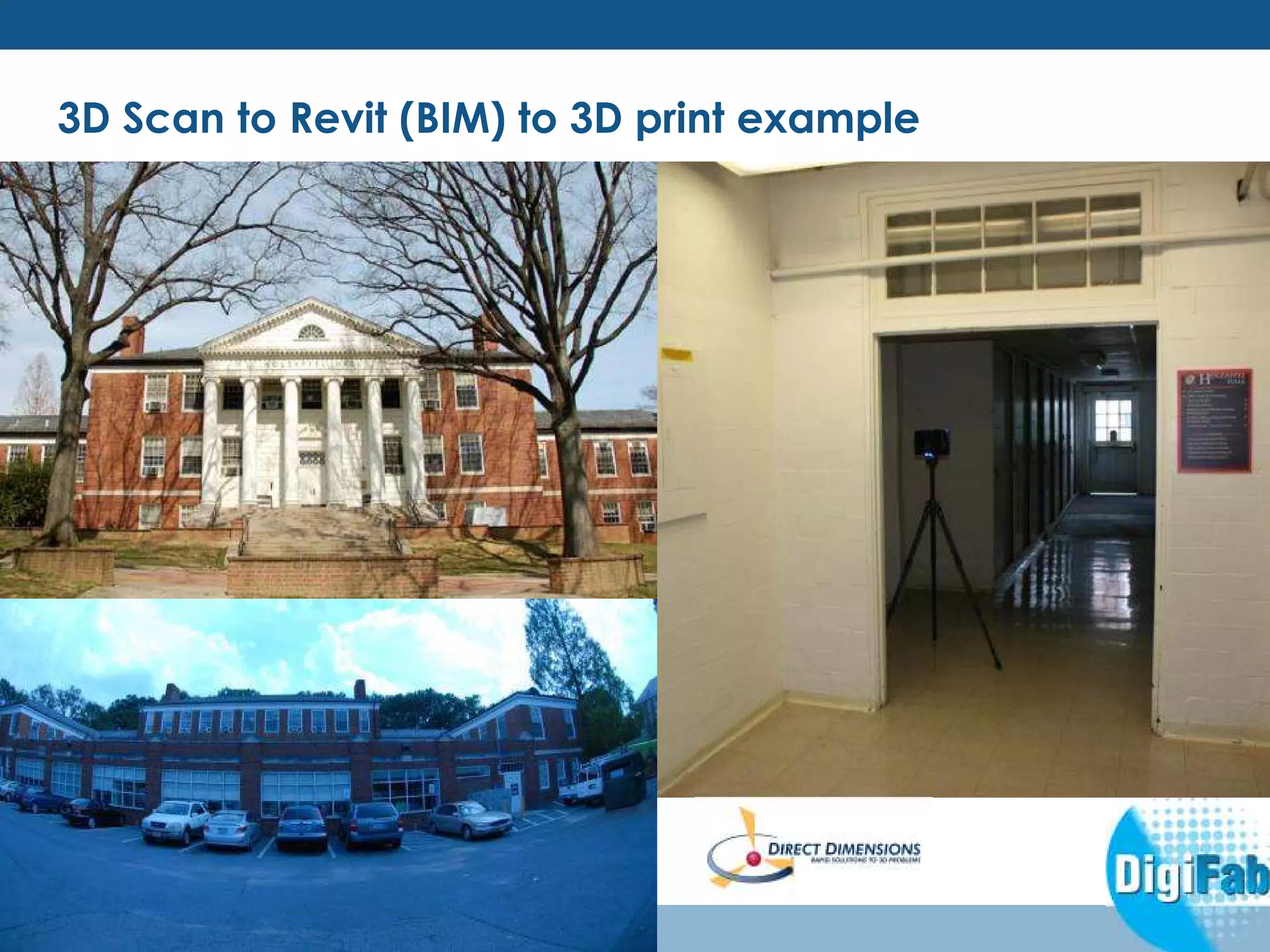 3D Scan to Revit (BIM) to 3D print example 
 