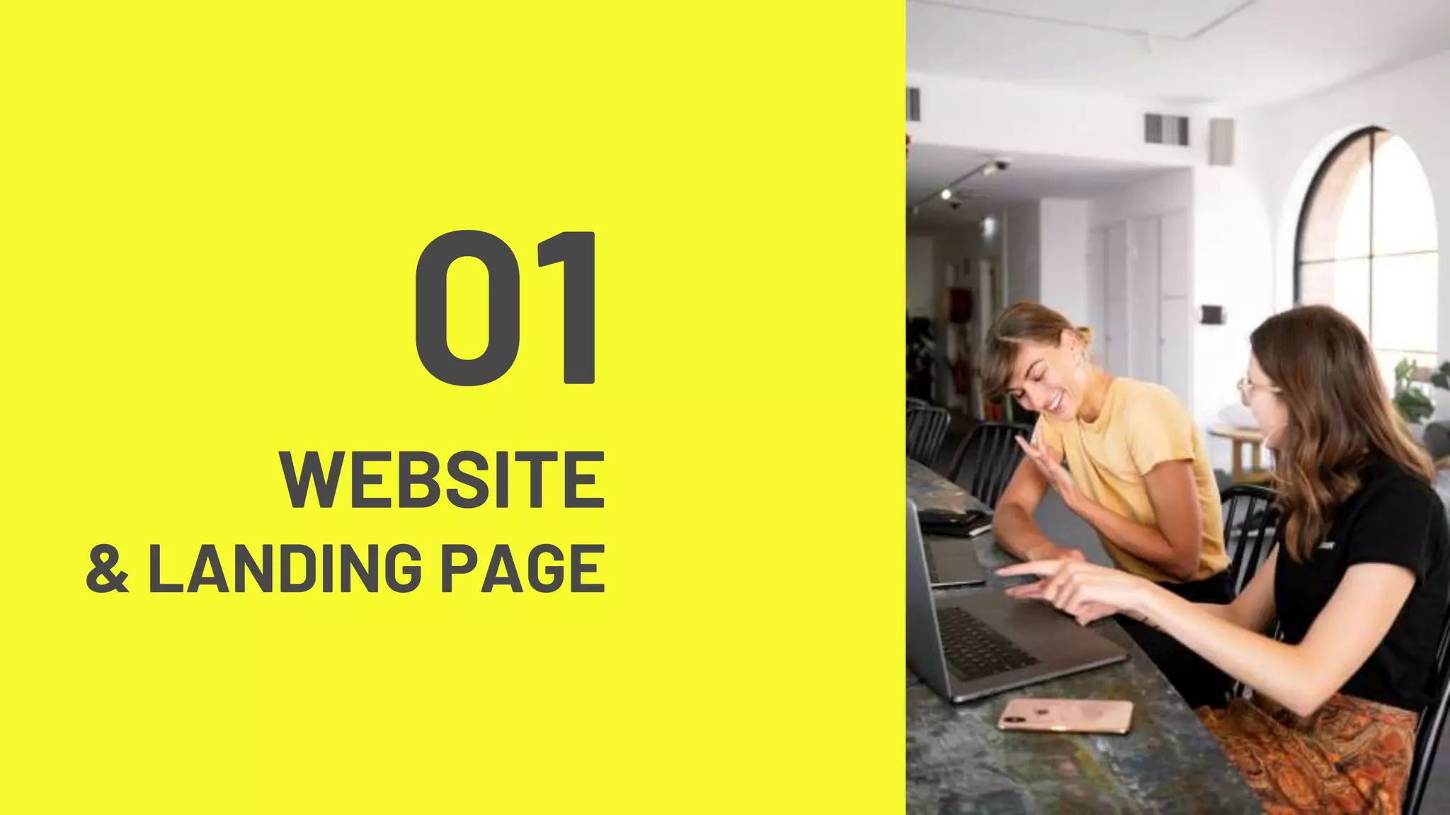 01
WEBSITE
& LANDING PAGE
 