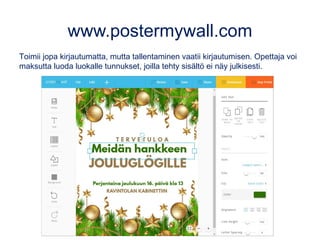 Kun julkaisu on valmis
Ase-
tukset
Jaa
Julkiseen
kirjastoon
kelpaavat tällä
hetkellä vain
englanninkieliset
julkaisut.
Muut voit jakaa
linkillä (et
upottaa).
 