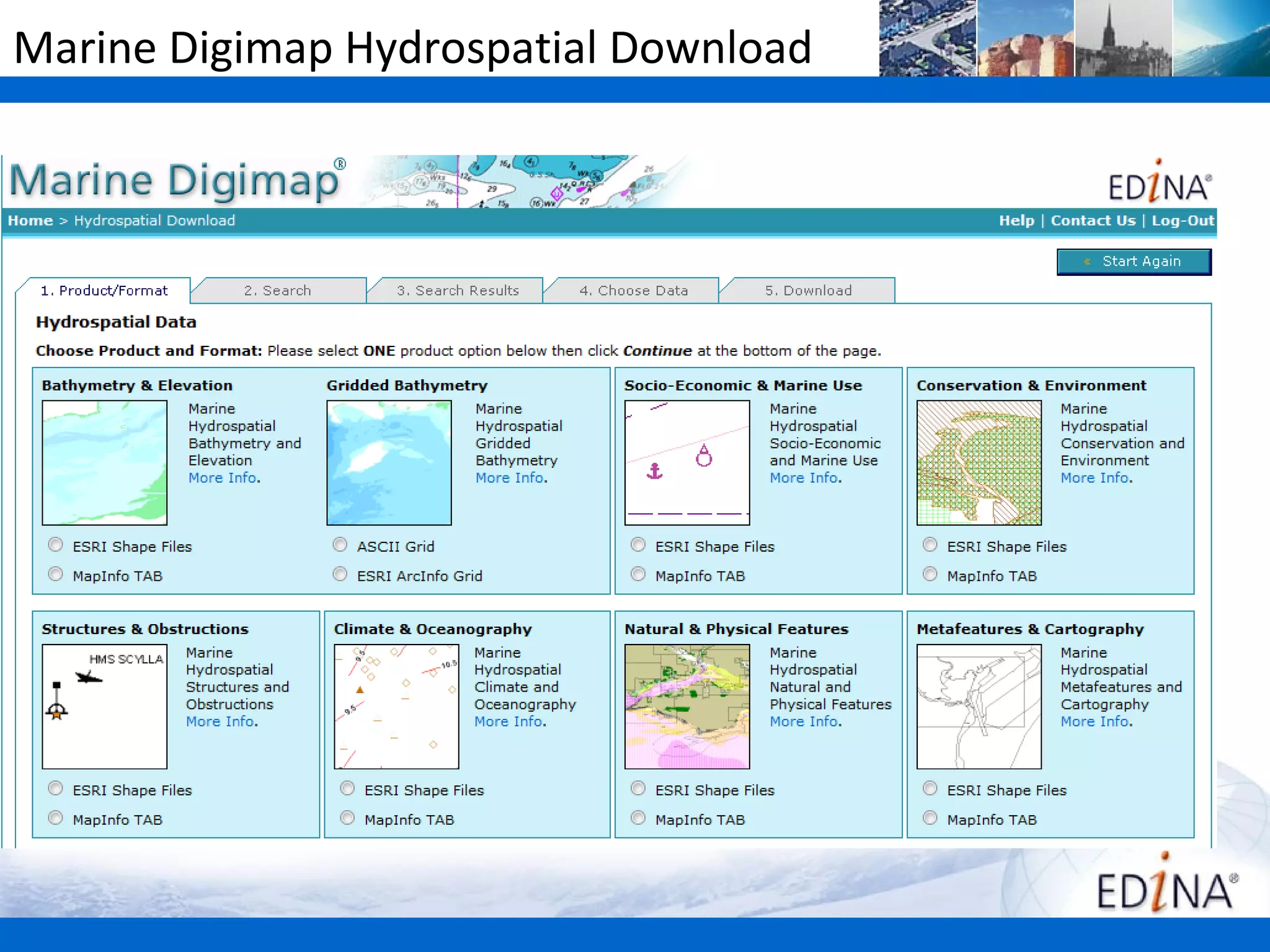 Marine Digimap Hydrospatial Download
 
