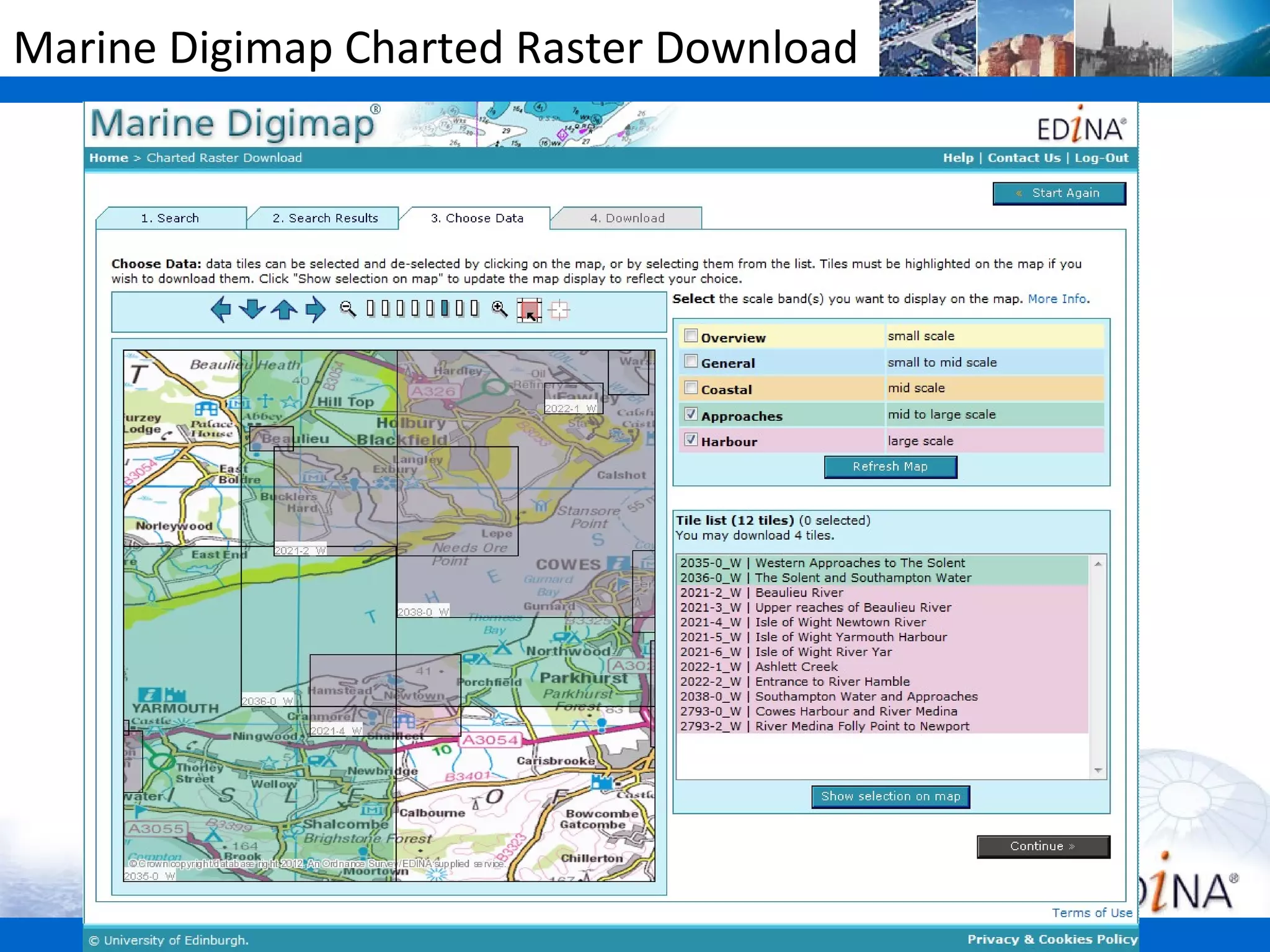 Marine Digimap Charted Raster Download
 