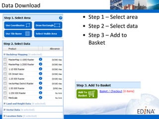 Data Download
                • Step 1 – Select area
                • Step 2 – Select data
                • Step 3 – Add to
                  Basket
 