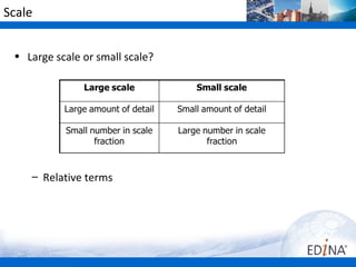 Scale


 • Large scale or small scale?




    – Relative terms
 