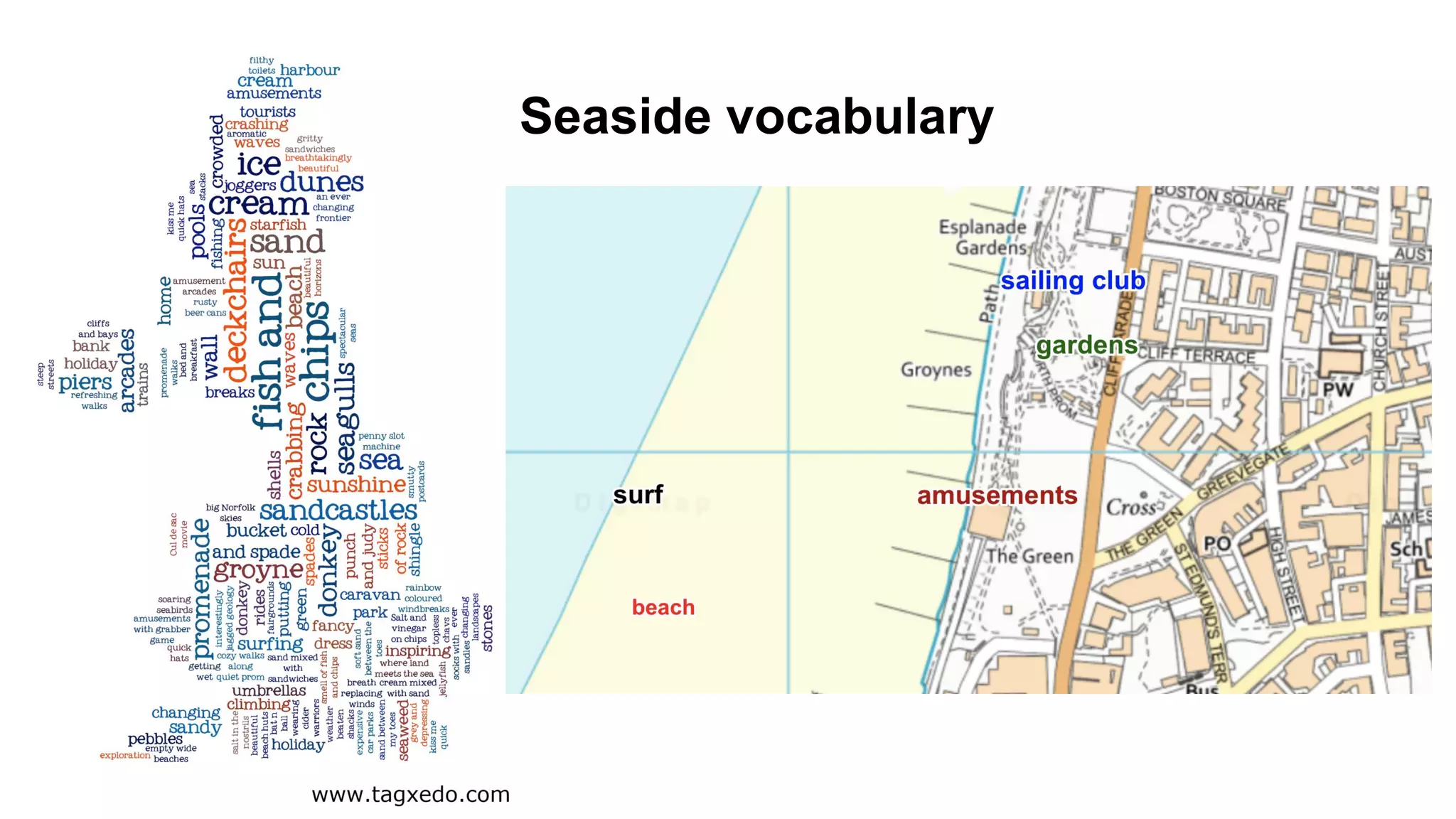 Seaside vocabulary
 