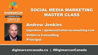 Social Media
Master Class
Navigating the fast-paced and
dynamic social media environment
 