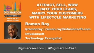 Attract. Sell. Wow. Date Your Leads. Marry Customers.
Attract. Sell. Wow.
Date Your Leads.
Marry Your Customers
 
