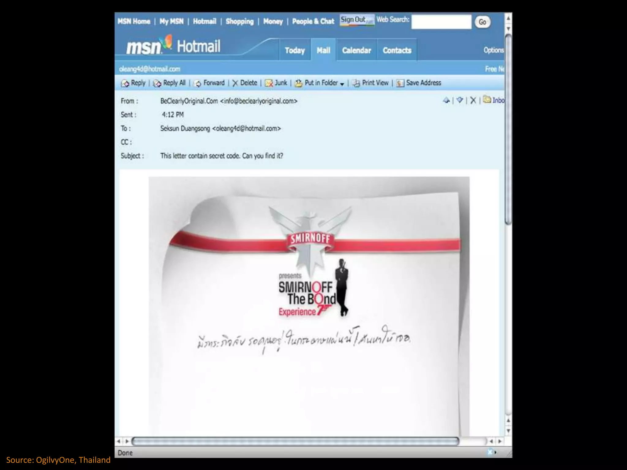 Source: OgilvyOne, Thailand