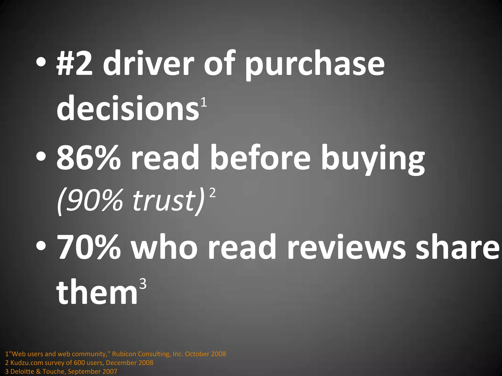 #2 driver of purchase decisions1