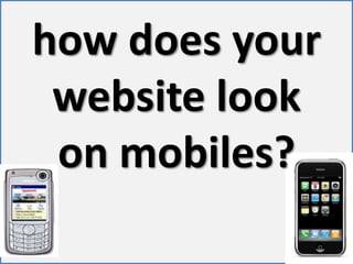 how does your website look on mobiles?
