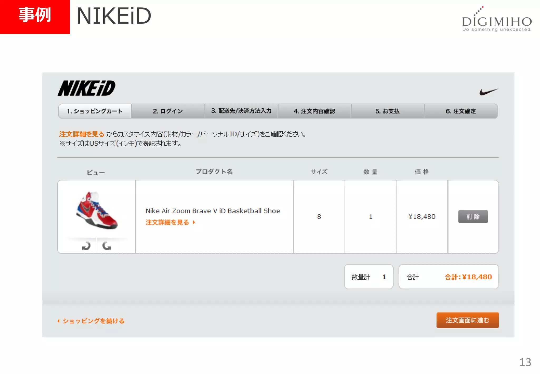 事例   NIKEiD




              13
 