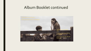Album Booklet continued
 