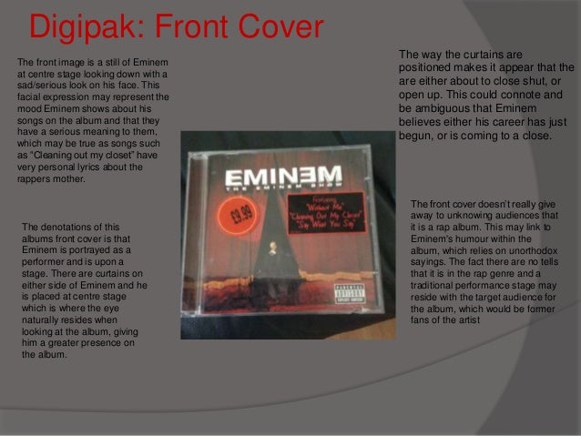 Digipak Analysis