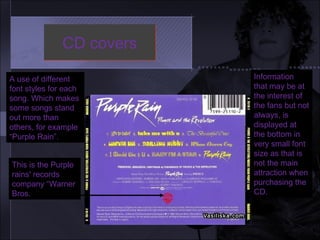 purple rain cover