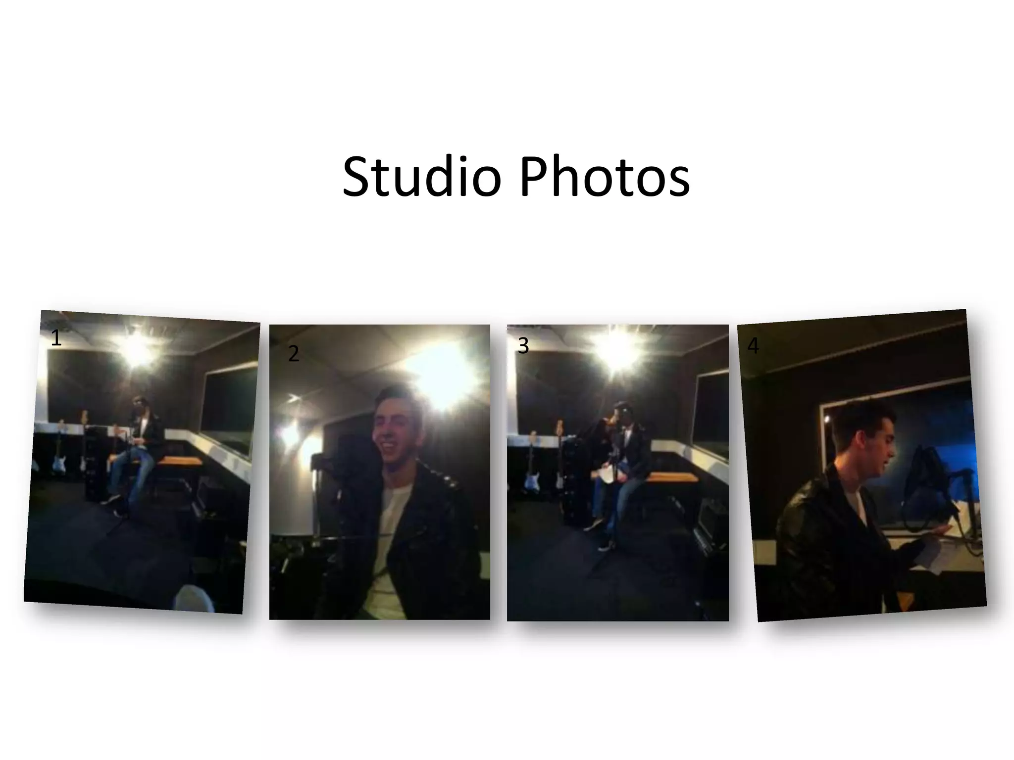 Studio Photos

1             3         4
    2
 