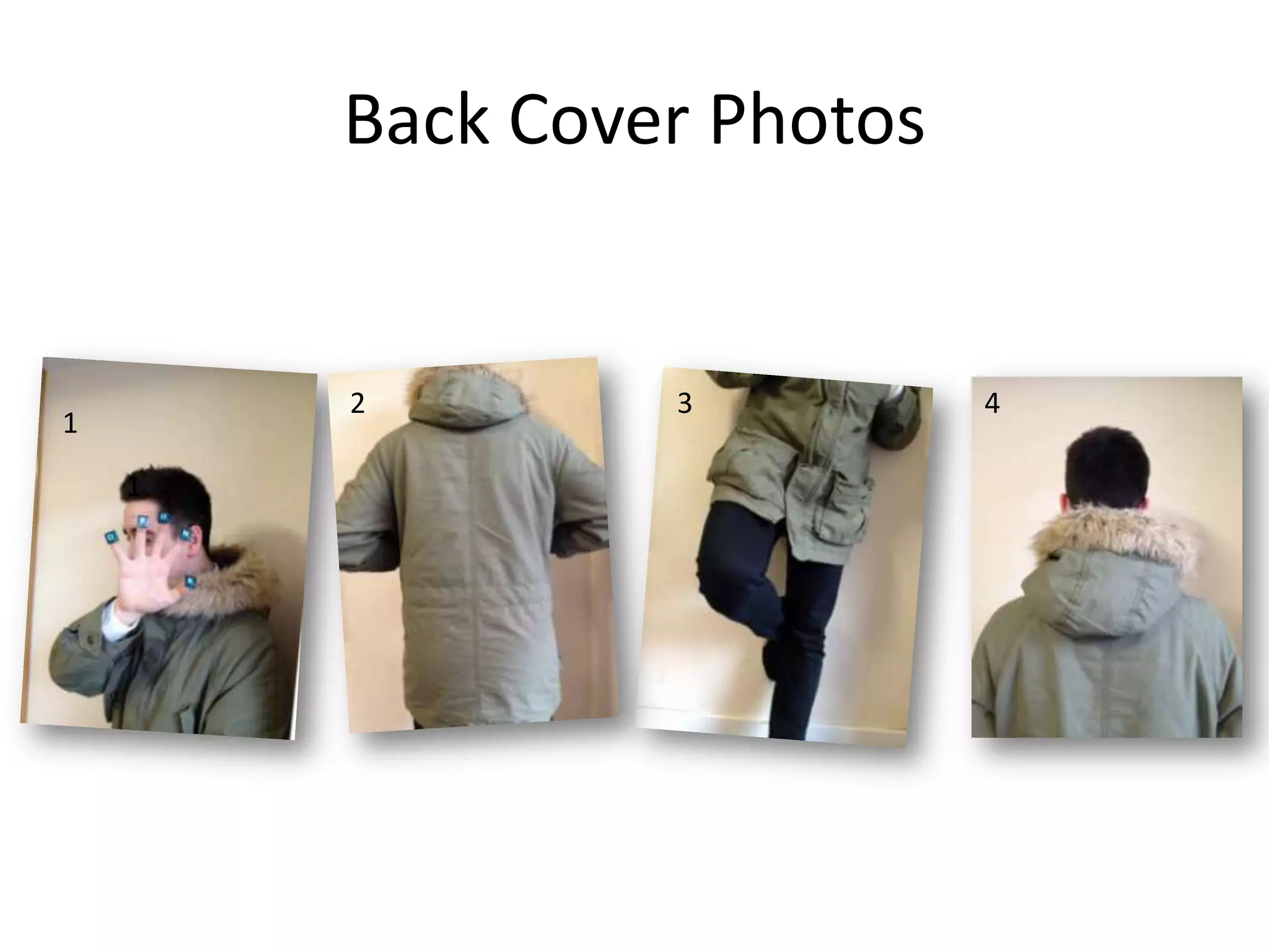 Back Cover Photos


        2        3          4
1

    1
 