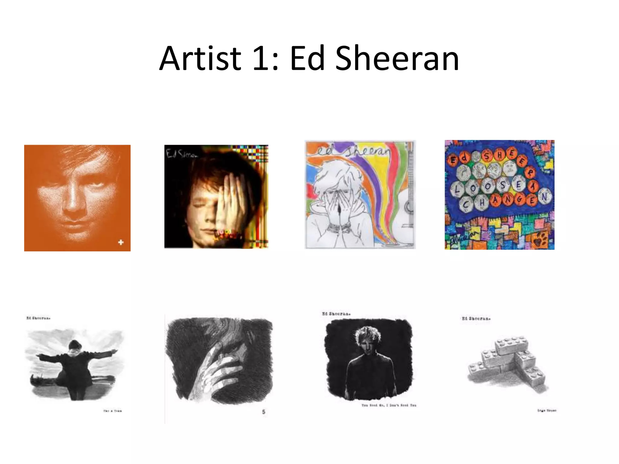 Artist 1: Ed Sheeran
 