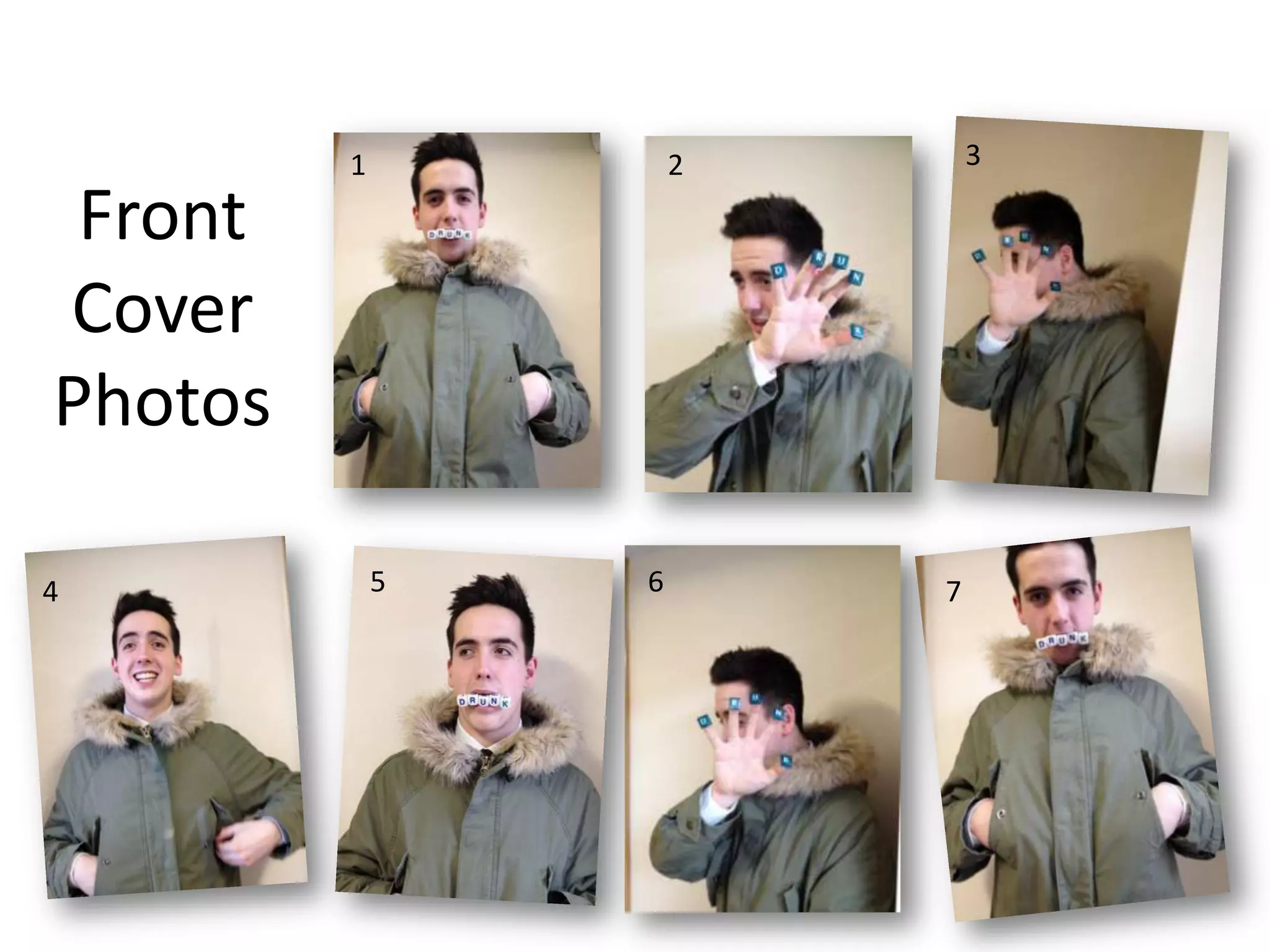 1           2       3

 Front
Cover
Photos

4            5   6       7
 