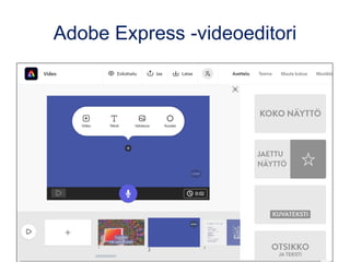 Adobe Express -videoeditori
 
