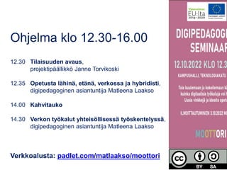 Yhteisöllinen verkko-oppiminen
Essi Vuopalan lektio: lehti.yliopistopedagogiikka.fi/2014/05/12/onnistuneen-yhteisollisen-v...