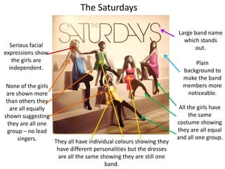 The Saturdays

                                                                   Large band name
                        ...