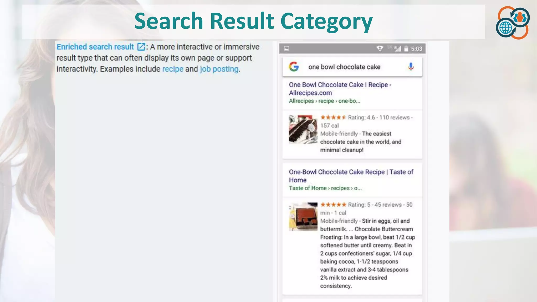Search Result Category
 