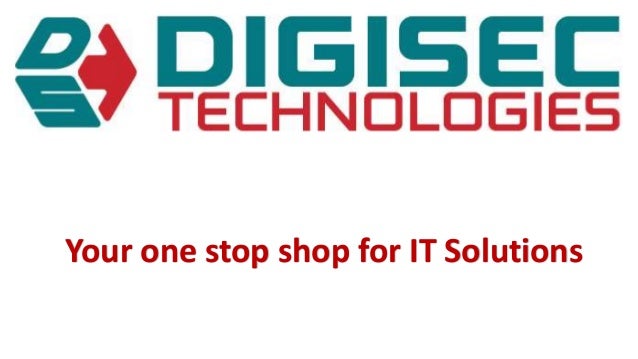 Your one stop shop for IT Solutions
 