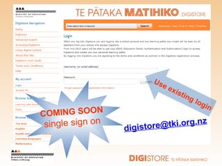 Use existing login COMING SOON single sign on [email_address]   