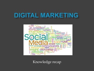 Digital marketing Knowledgerecap 