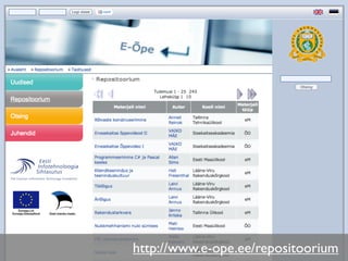 http://www.e-ope.ee/repositoorium
 