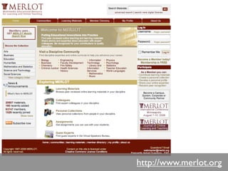 http://www.merlot.org
 