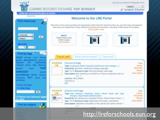 http://lreforschools.eun.org
 