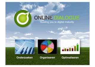 Guiding you to digital maturity!




Onderzoeken!   Organiseren!       Optimaliseren!
 