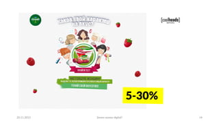 20.11.2015 Зачем нужен digital? 14
5-30%
 