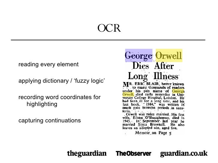 The Guardian and Observer Digital Archive