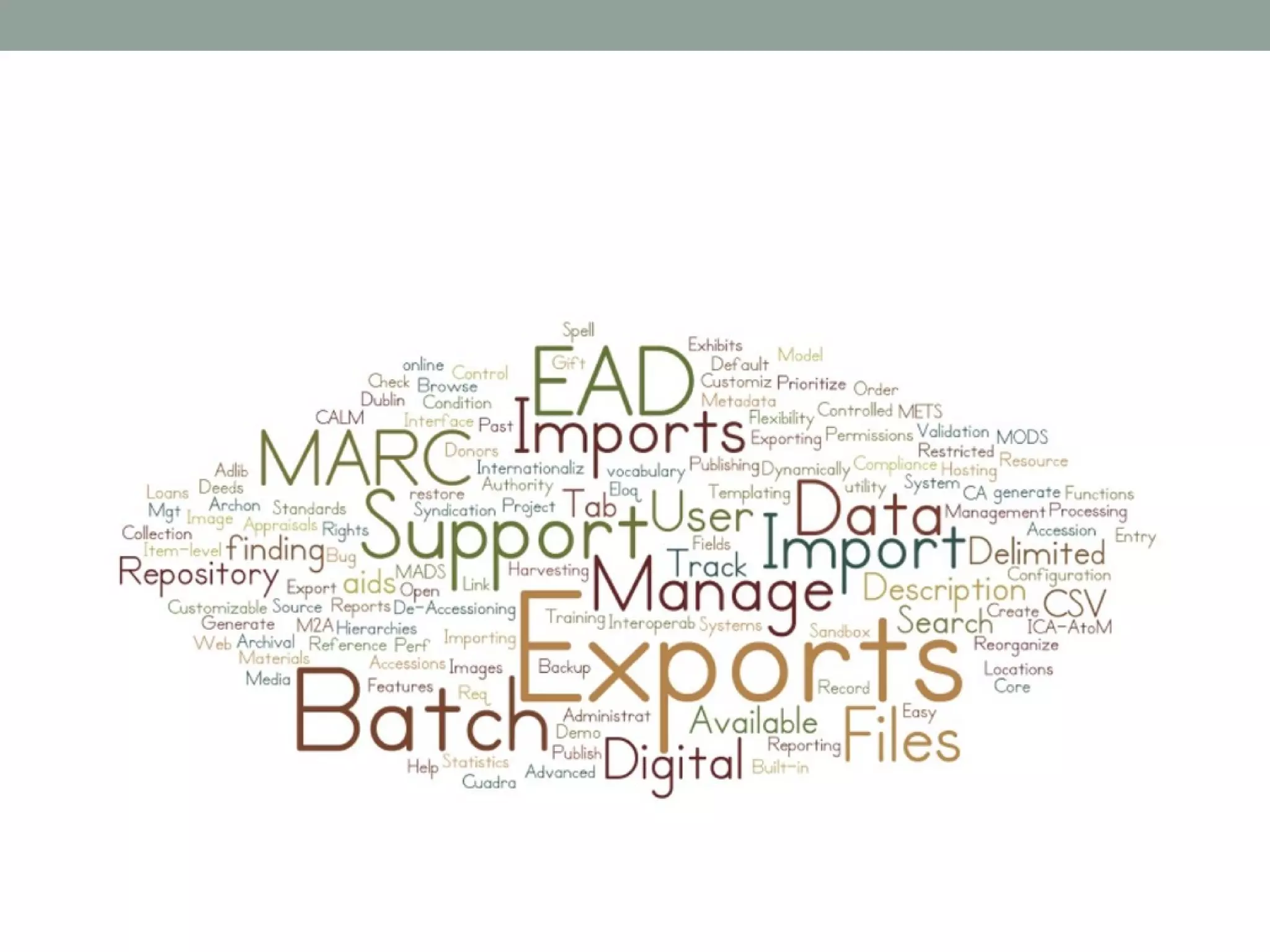 Digital archives Managment & Concept