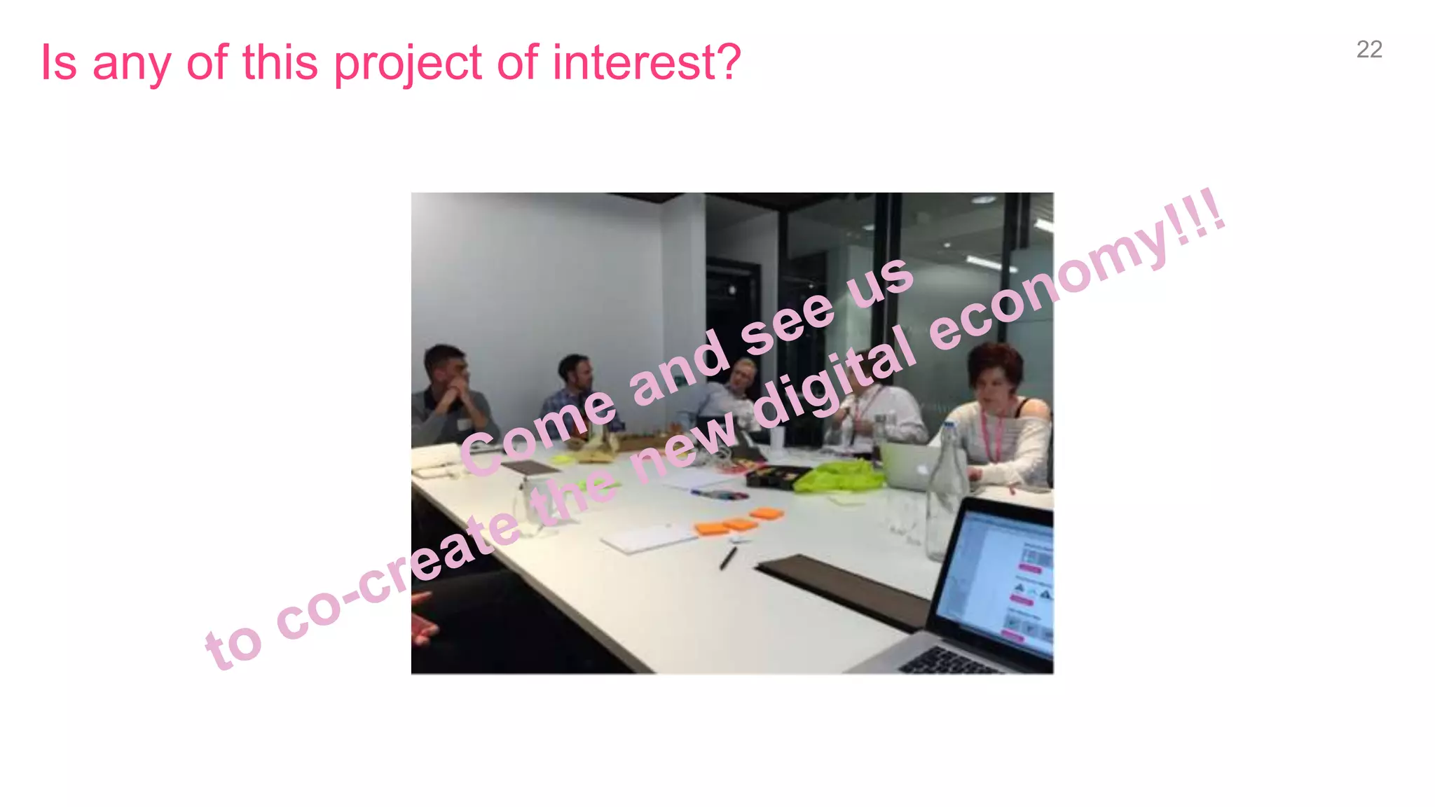 Is any of this project of interest? 22
 