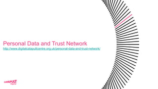 Personal Data and Trust Network
http://www.digitalcatapultcentre.org.uk/personal-data-and-trust-network/
 