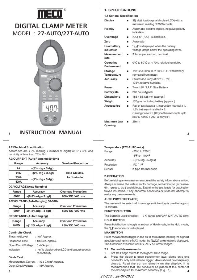 Digital clampmeters