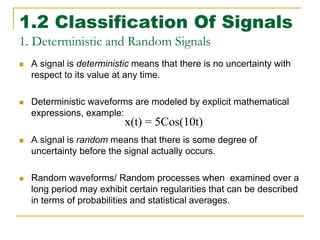 Deterministic Random Process digital-communication-lecture-1 (1).ppt