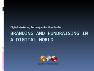 Digital Marketing Techniques for Non-Profits 