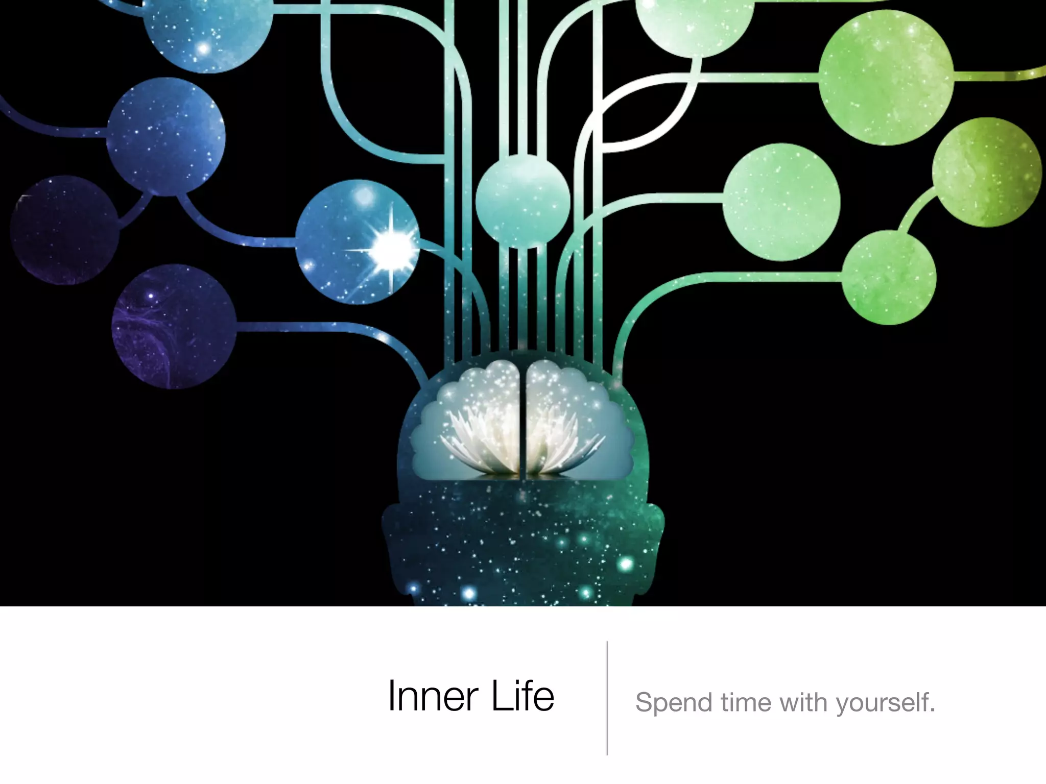 Inner Life Spend time with yourself. 
 