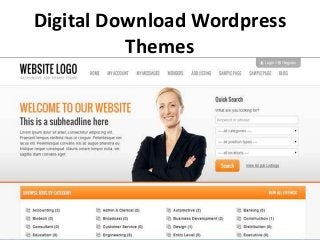 Digital Download Wordpress
Themes
 