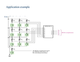 19
Application example
A simplified keyboard encoder.
 